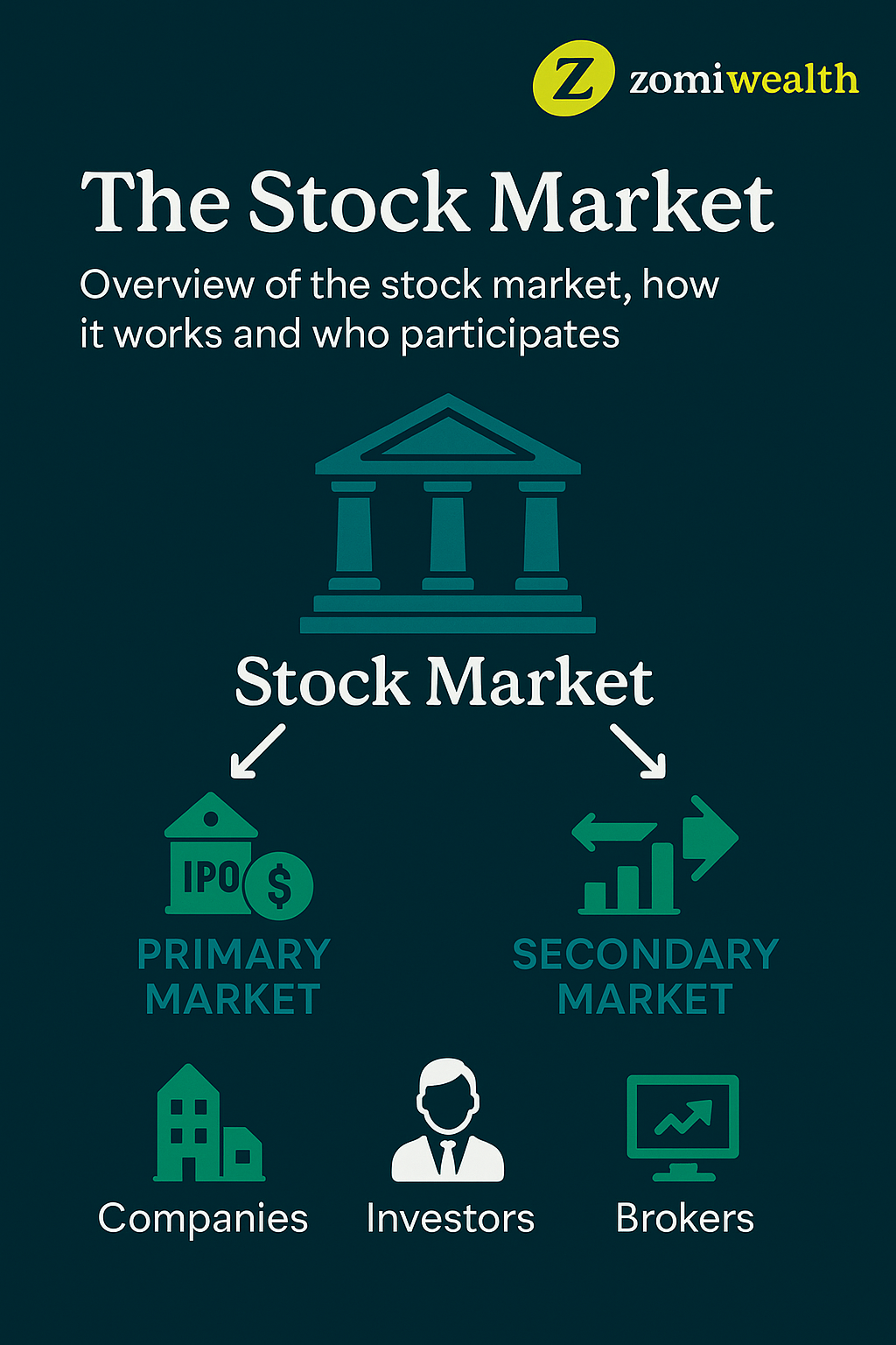 Overview of the stock market, how it works and who participates