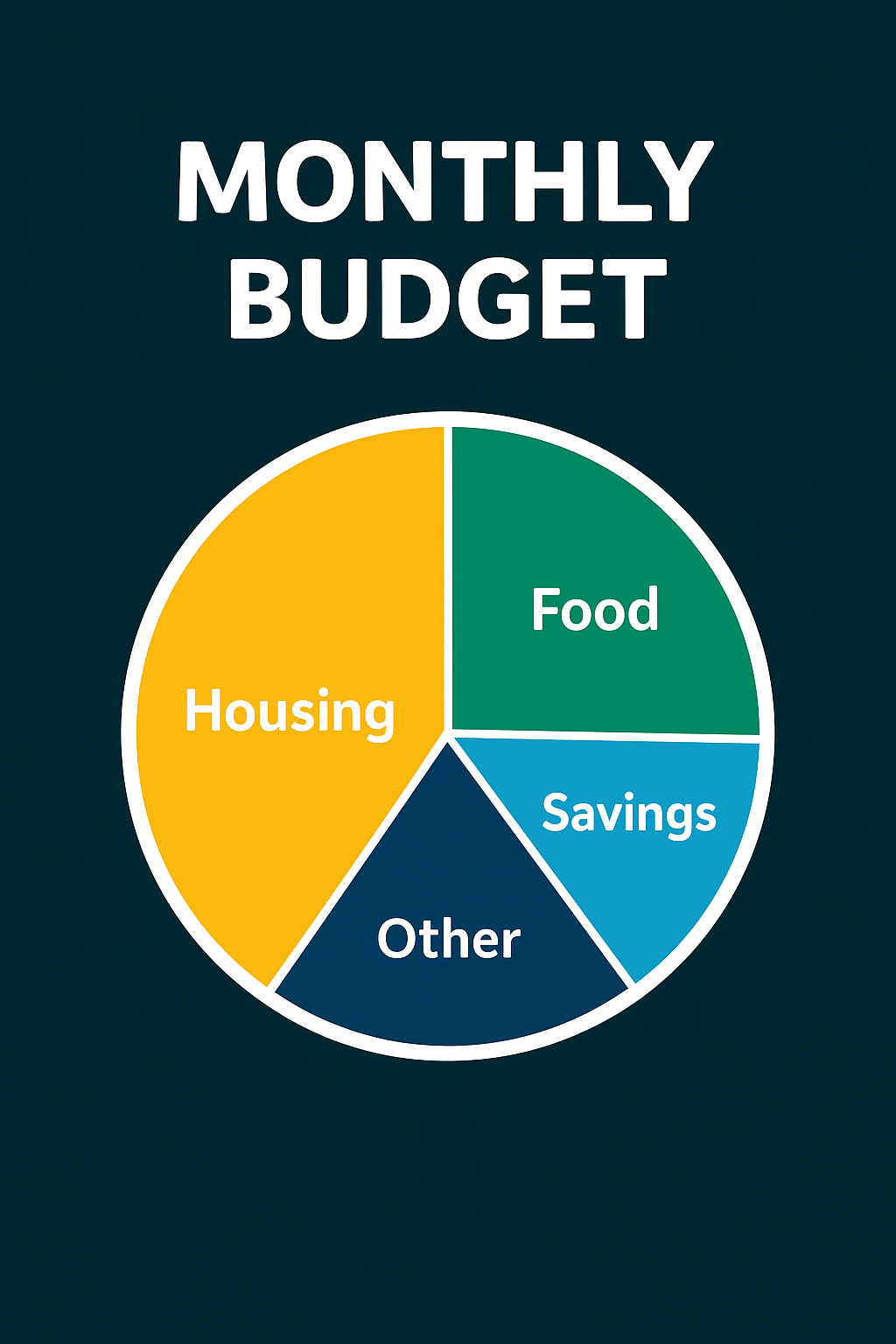 A diagram of a budget