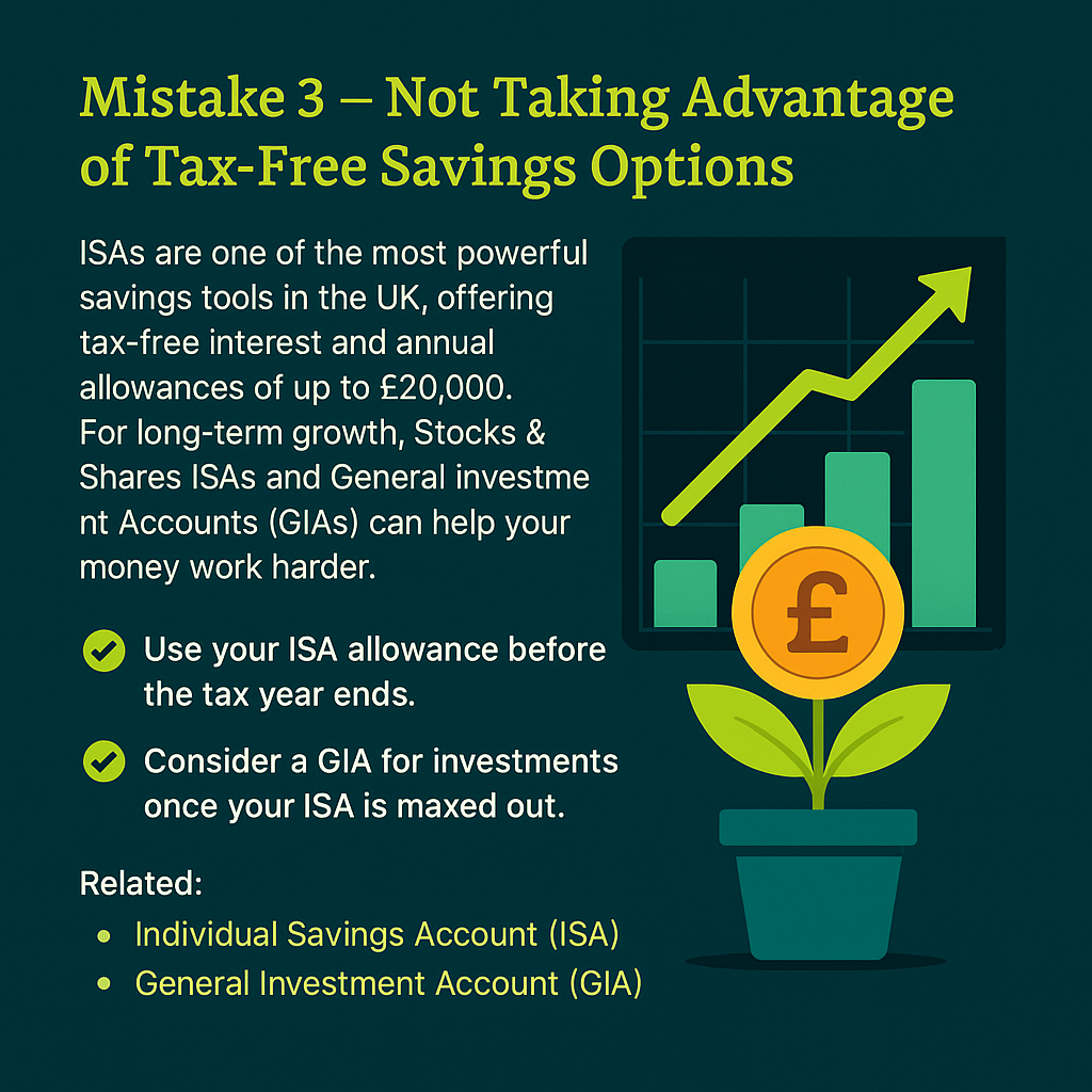 UK ISA savings growth chart